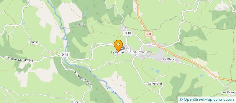 localisation de l'entreprise MONSIEUR CEDRIC BROQUET  SAINT-POLGUES