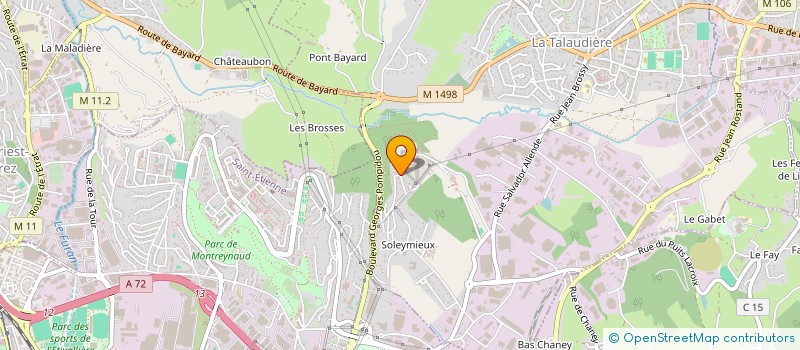 localisation de l'entreprise MONSIEUR CEDRIC BROSSE  LA TALAUDIERE