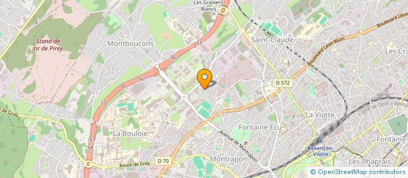 localisation de l'entreprise MONSIEUR CEDRIC BROUX à BESANCON