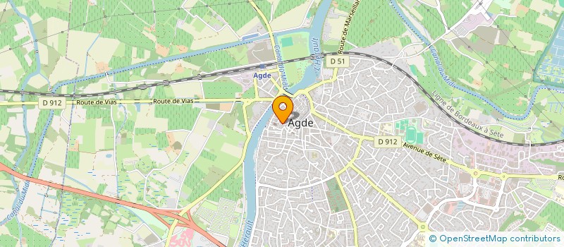 localisation de l'entreprise MONSIEUR CEDRIC BRU à AGDE