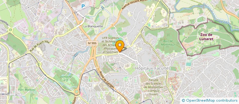 localisation de l'entreprise MONSIEUR CEDRIC BRUN à MONTPELLIER