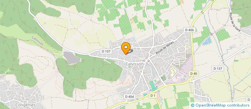 localisation de l'entreprise MONSIEUR CEDRIC BRUNEL  CALVISSON