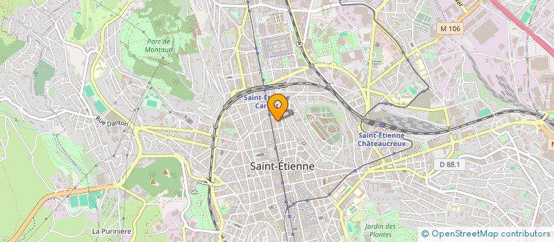 localisation de l'entreprise MONSIEUR CEDRIC BRUNEL  SAINT-ETIENNE