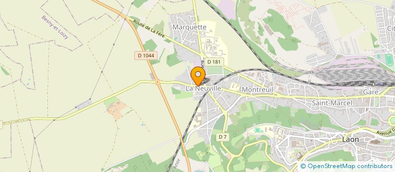localisation de l'entreprise MONSIEUR CEDRIC BRUNET à LAON