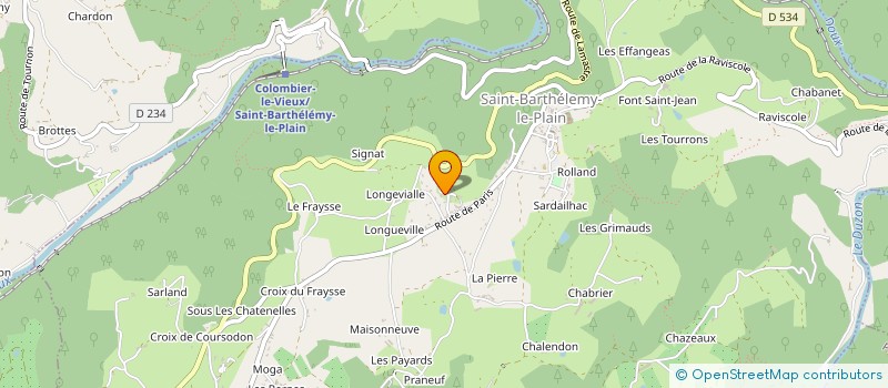 localisation de l'entreprise MONSIEUR CEDRIC BRUNIERE à SAINT-BARTHELEMY-LE-PLAIN