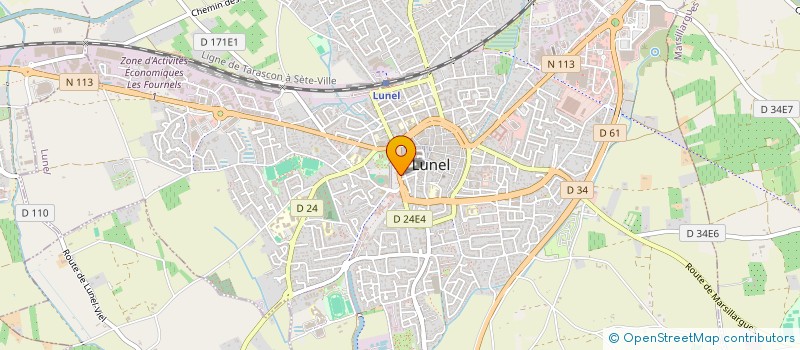 localisation de l'entreprise MONSIEUR CEDRIC BULENS  LUNEL