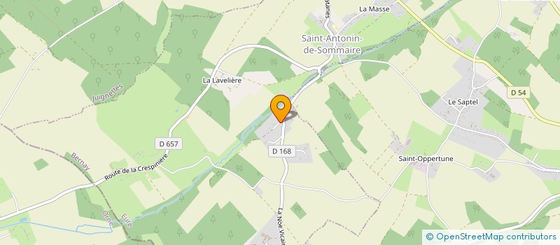 localisation de l'entreprise MONSIEUR CEDRIC BULTE  SAINT-ANTONIN-DE-SOMMAIRE