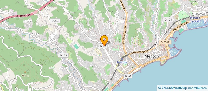 localisation de l'entreprise MONSIEUR CEDRIC BUNEL  MENTON