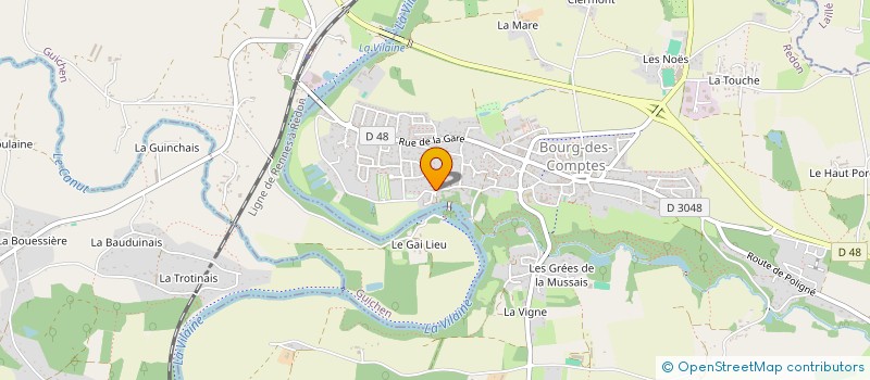 localisation de l'entreprise MONSIEUR CEDRIC BURET  BOURG-DES-COMPTES