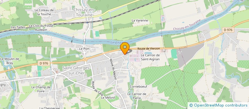 localisation de l'entreprise MONSIEUR CEDRIC BURY  SAINT-GEORGES-SUR-CHER