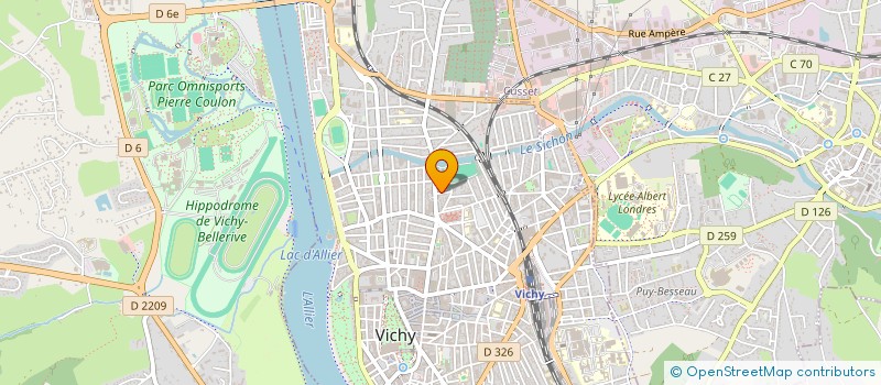 localisation de l'entreprise MONSIEUR CEDRIC BUYTAERT à VICHY