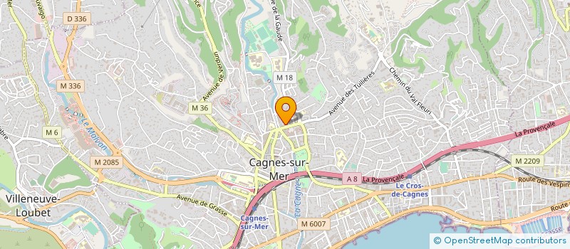localisation de l'entreprise MONSIEUR CEDRIC CABANAL à FREJUS