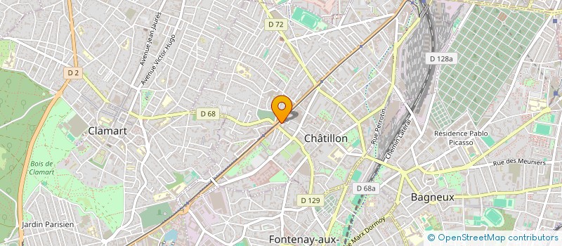 localisation de l'entreprise MONSIEUR CEDRIC CABE à CHATILLON