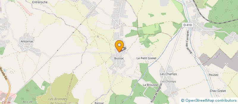localisation de l'entreprise MONSIEUR CEDRIC CADILLON à MAGNAC-SUR-TOUVRE