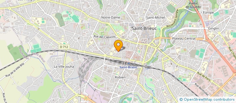 localisation de l'entreprise MONSIEUR CEDRIC CADOUX à SAINT-BRIEUC