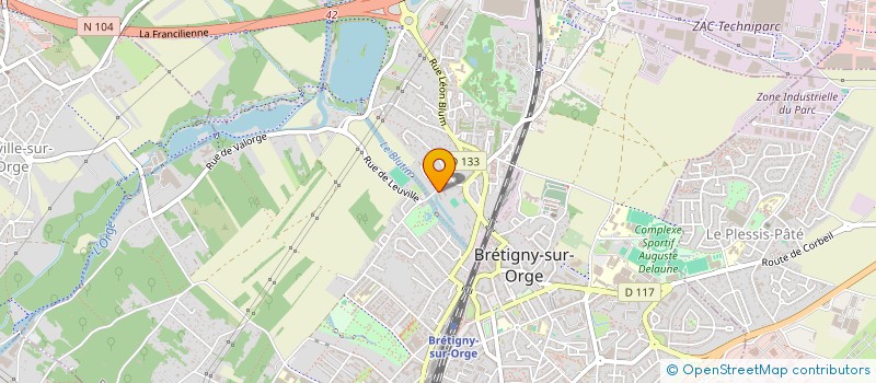 localisation de l'entreprise MONSIEUR CEDRIC CAGNIANT à BRETIGNY-SUR-ORGE