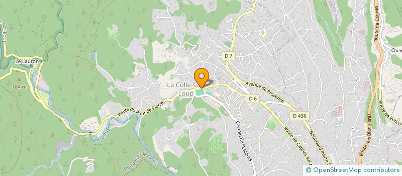 localisation de l'entreprise MONSIEUR CEDRIC CALAS à LA COLLE-SUR-LOUP