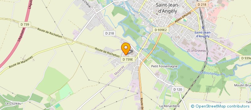 localisation de l'entreprise MONSIEUR CEDRIC CALCATERRA  SAINT-JEAN-D'ANGELY