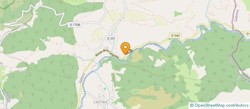 localisation de l'entreprise MONSIEUR CEDRIC CALONNIER  BALLONS