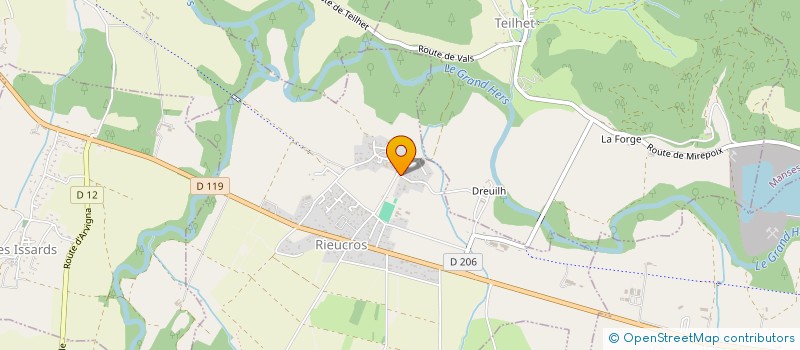 localisation de l'entreprise MONSIEUR CEDRIC CAMBIES  LA BASTIDE-DE-BOUSIGNAC