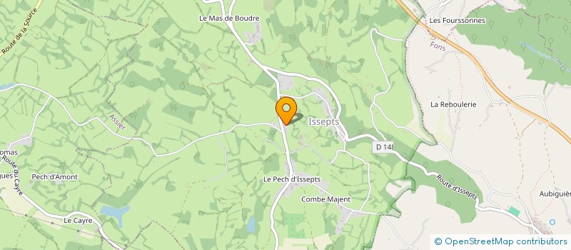 localisation de l'entreprise MONSIEUR CEDRIC CAMBOU  REYREVIGNES