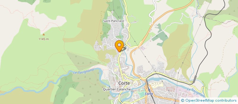 localisation de l'entreprise MONSIEUR CEDRIC CAMPANA à CORTE