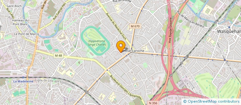 localisation de l'entreprise MONSIEUR CEDRIC CAMPANELLI à MARCQ-EN-BARŒUL