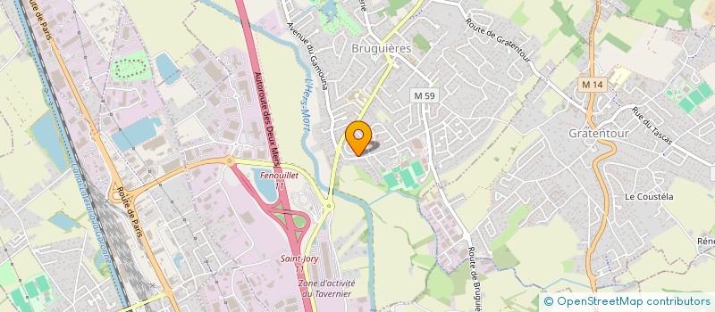 localisation de l'entreprise MONSIEUR CEDRIC CAMPOSANO  BRUGUIERES