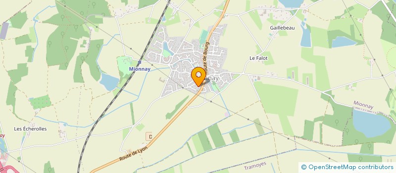 localisation de l'entreprise MONSIEUR CEDRIC CANAC  MIONNAY