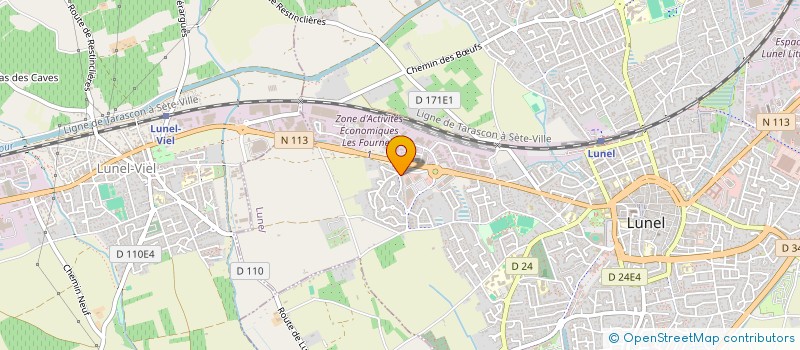 localisation de l'entreprise MONSIEUR CEDRIC CANAL  LUNEL