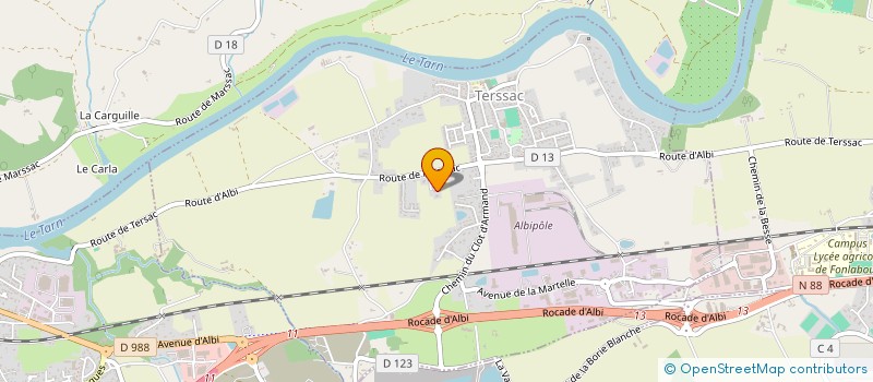 localisation de l'entreprise MONSIEUR CEDRIC CANCE  SAINTE-CROIX