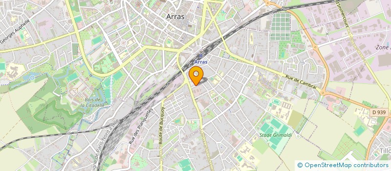 localisation de l'entreprise MONSIEUR CEDRIC CANEL à ARRAS