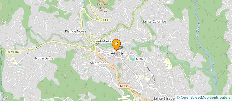 localisation de l'entreprise MONSIEUR CEDRIC CANINO à VENCE