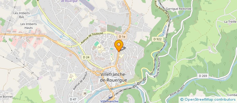 localisation de l'entreprise MONSIEUR CEDRIC CANTALOUBE à VILLEFRANCHE-DE-ROUERGUE