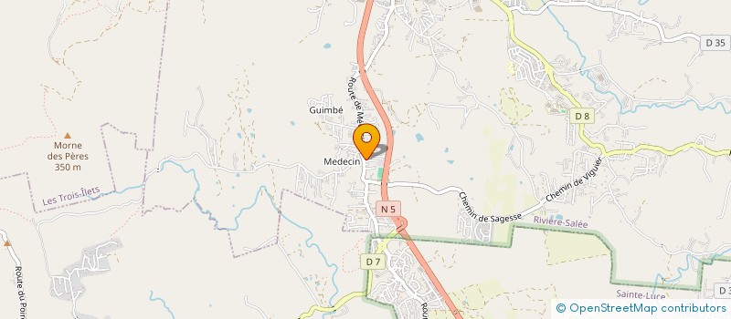 localisation de l'entreprise MONSIEUR CEDRIC CANTINOL  RIVIERE SALEE