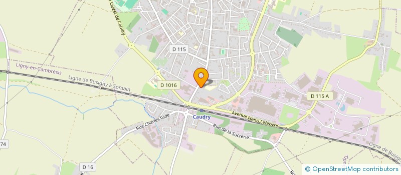 localisation de l'entreprise MONSIEUR CEDRIC CAPIEZ à CAUDRY