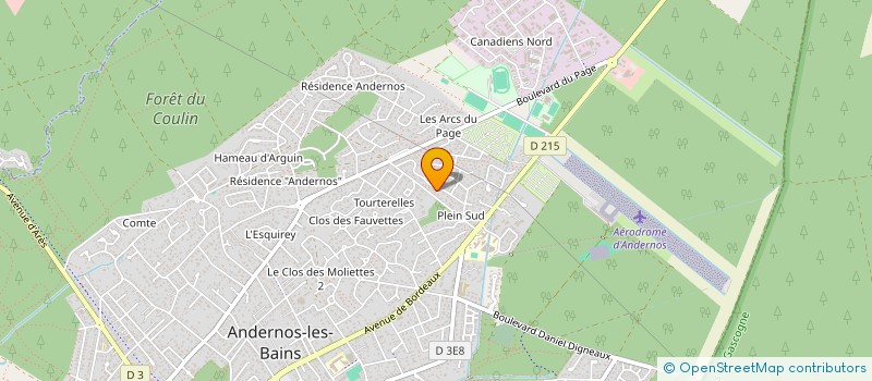 localisation de l'entreprise MONSIEUR CEDRIC CAPRAIS à ANDERNOS-LES-BAINS