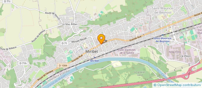 localisation de l'entreprise MONSIEUR CEDRIC CAQUELIN à MIRIBEL