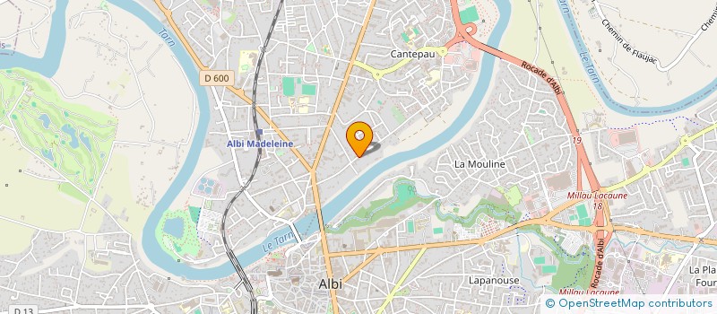 localisation de l'entreprise MONSIEUR CEDRIC CARAYON à ALBI
