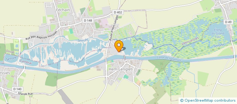 localisation de l'entreprise MONSIEUR CEDRIC CARDENIA  HEM-LENGLET