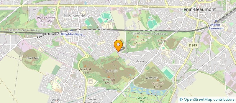 localisation de l'entreprise MONSIEUR CEDRIC CARDON  MONTIGNY-EN-GOHELLE