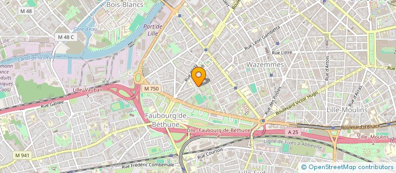localisation de l'entreprise MONSIEUR CEDRIC CARLIER à LILLE