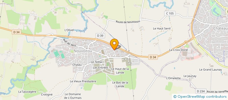 localisation de l'entreprise MONSIEUR CEDRIC CARRE  NOUVOITOU