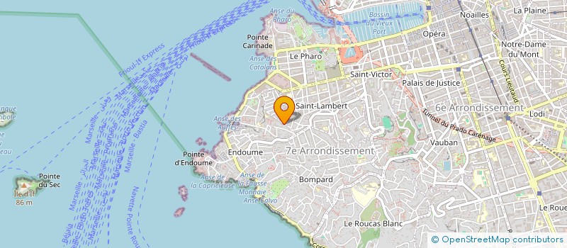 localisation de l'entreprise MONSIEUR CEDRIC CASSIN à MARSEILLE
