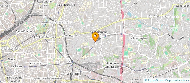 localisation de l'entreprise MONSIEUR CEDRIC CASTAGNA à MARSEILLE