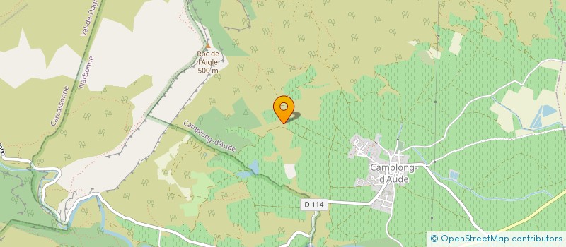 localisation de l'entreprise MONSIEUR CEDRIC CATHARY  CAMPLONG D'AUDE