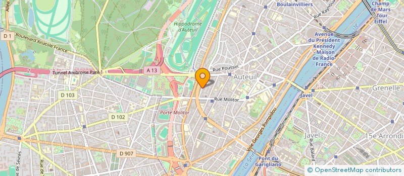 localisation de l'entreprise MONSIEUR CEDRIC CAUCHY  PARIS