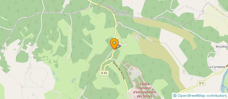 localisation de l'entreprise MONSIEUR CEDRIC CAUNAC  SAINT-ASTIER