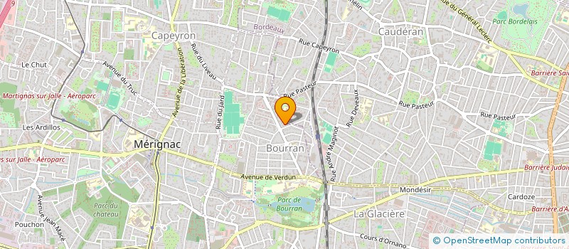 localisation de l'entreprise MONSIEUR CEDRIC CAUSSAN  MERIGNAC