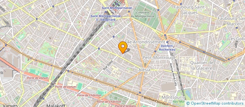 localisation de l'entreprise MONSIEUR CEDRIC CAVALLIER  PARIS